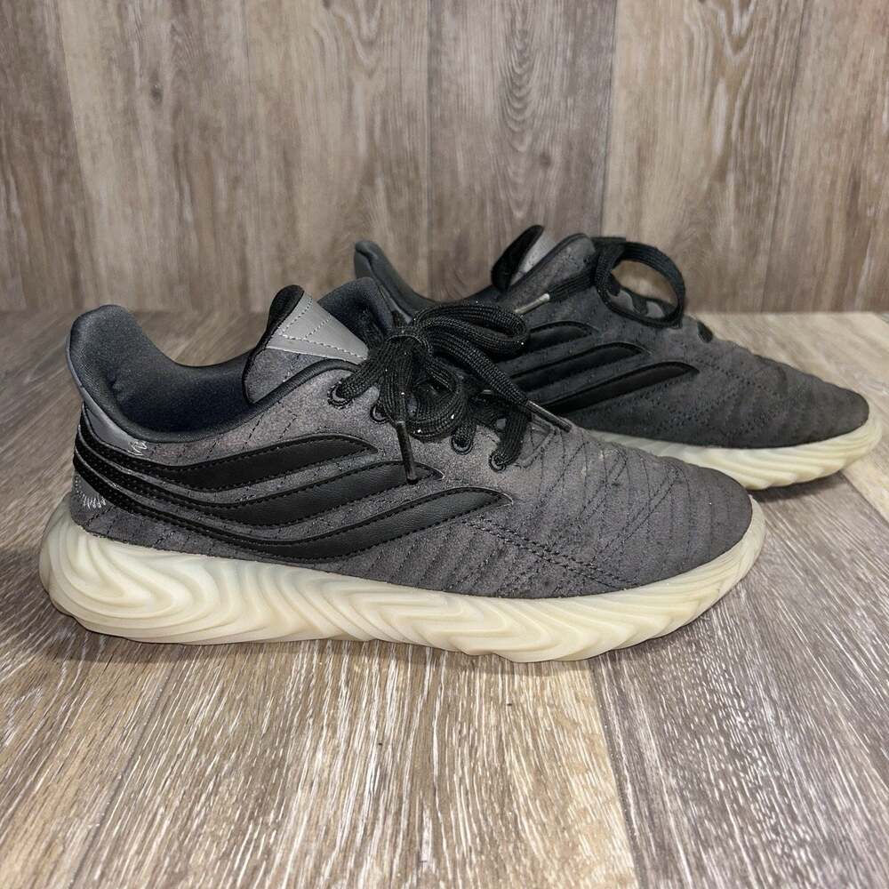 Adidas Sobakov J Carbon Black Gray CG6770 Youth US Size 7 Sneaker Shoes